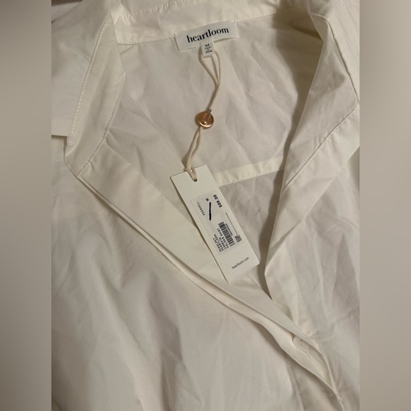 Nwt Heartloom Palmer Shirt in color eggshell size M - Picture 5 of 6